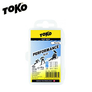 �y�G���g���[��P10�{�I16��1��59�܂ŁzTOKO �g�R ���b�N�X ��2024�� Racing Performance �u���[ 40g / 5501030�yPFC FREE�z �Ō` �X�L�[ �X�m�[�{�[�h �X�m�{