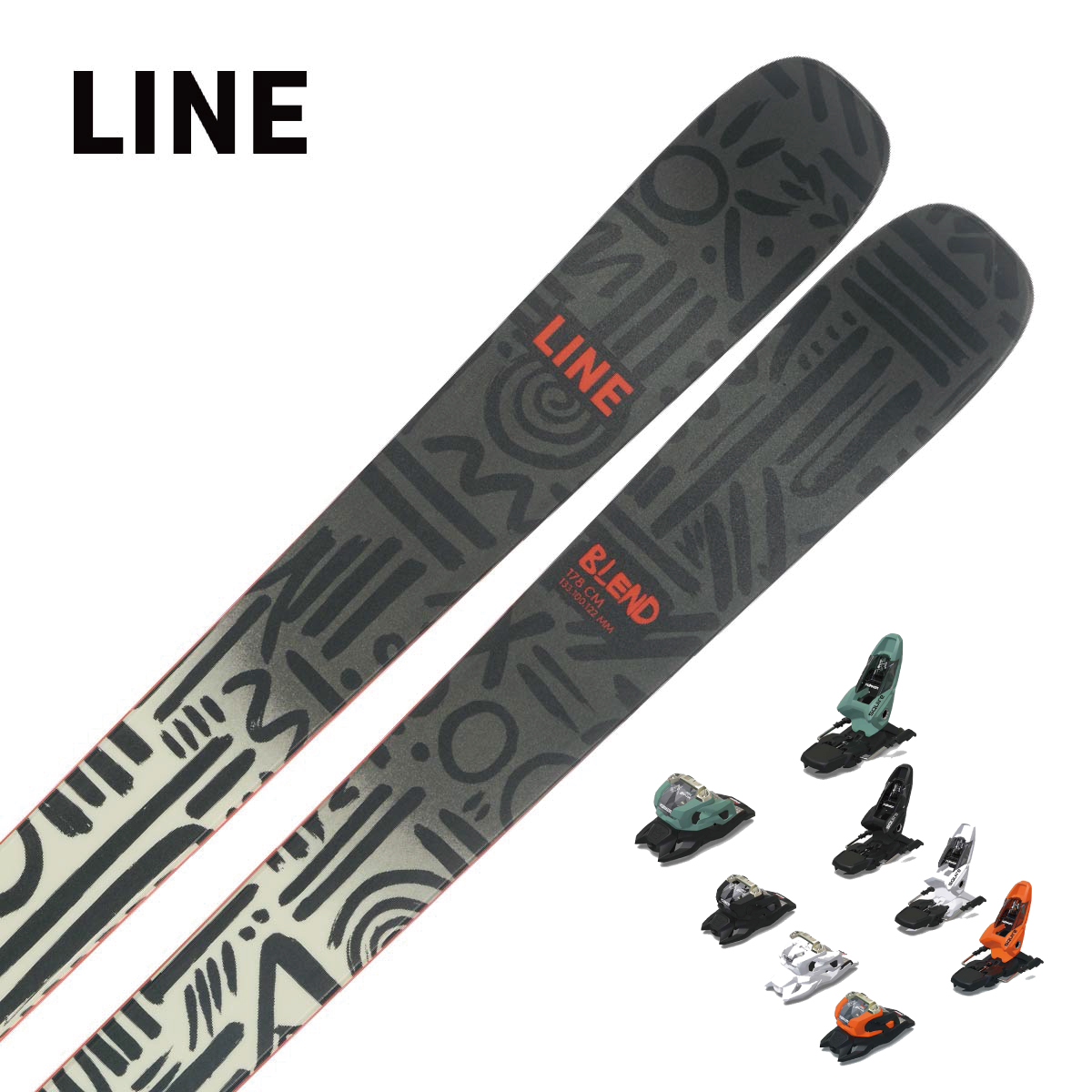 スキー板 LINE ライン メンズ レディース ＜2024＞ BLEND   ＜23＞SQUIRE 11 [A230300701]   2023-2024 NEWモデル