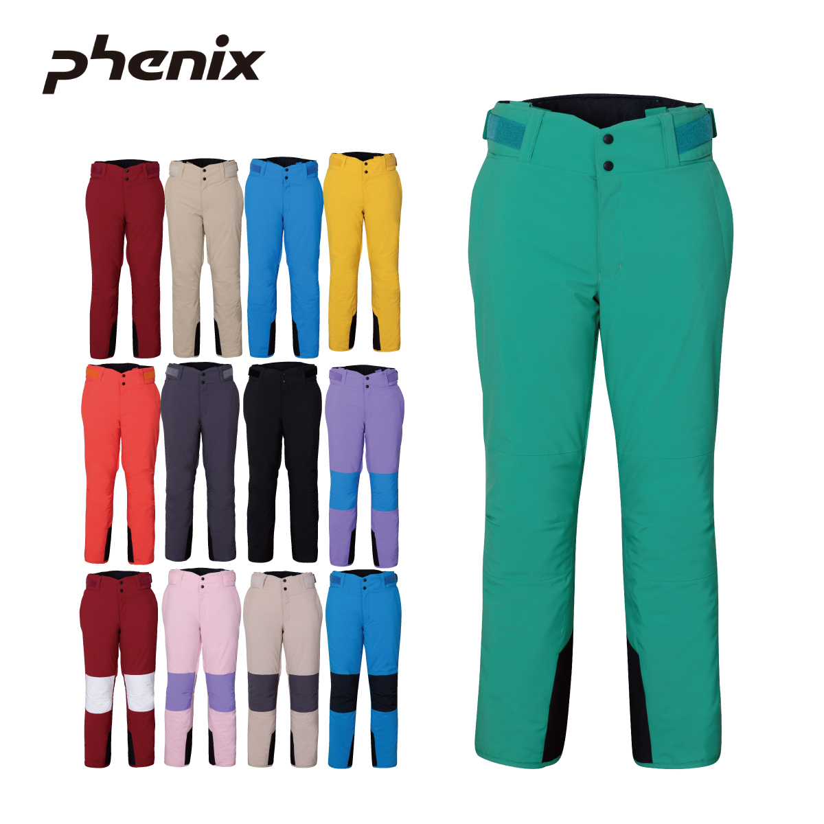PHENIX フェニックス スキーウェア パンツ メンズ レディース＜2024＞ PSM23OB30   Thunderbolt Pants JP   サンダーボルトパンツ  2023-2024 NEWモデル
