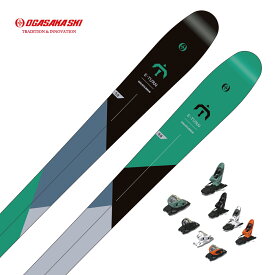 OGASAKA オガサカ スキー板 メンズ レディース＜2025＞ ET-9.8 + ＜23＞SQUIRE 11【金具付き・取付送料無料 グリップウォーク対応】