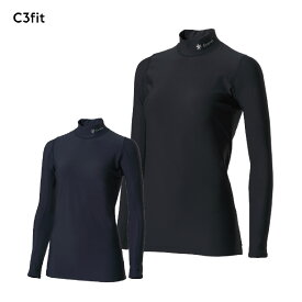 スキー アンダーウェア レディース c3fit シースリーフィット GCW62302 / Kodenshi Warm High Neck Long Sleeves