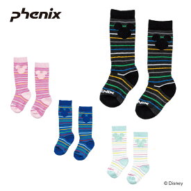 PHENIX フェニックス スキー ソックス キッズ ジュニア ＜2023＞ ESB22SO40 / Disney Jr. Socks / ディズニー ジュニア ソックス