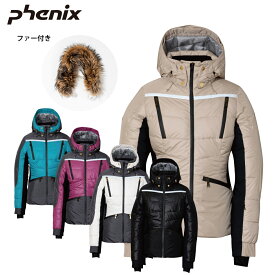 PHENIX フェニックス スキーウェア ジャケット レディース＜2024＞ ESW23OT54 / 5D-Moonlight Jacket 2023-2024 【ファー付き】