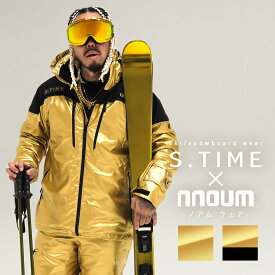 NNOUM ノアム スキー ウェア メンズ 上下セット＜2023＞STIME×nnoum NN22FTP02MGD S.TIMEコラボ スキーウェア エスタイム×ノアム スノボ スノーボードウェア