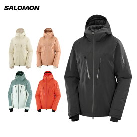 【エントリーでP最大37倍！19日20時〜】スキーウェア レディース スキージャケット サロモン SALOMON 2025 BRILLIANT JACKET W