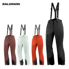 【9/19-24限定! P10倍(エントリー要)】スキーウェア スキーパンツ パンツ SALOMON サロモン レディース 2025 BRILLIANT PANT W
