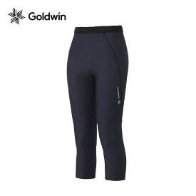 【エントリーでP10倍！24日20時〜】GOLDWIN ゴールドウイン スキーウエア アンダータイツ レディース＜2025＞ Kodenshi Warm 3/4 Tights / GCW62352