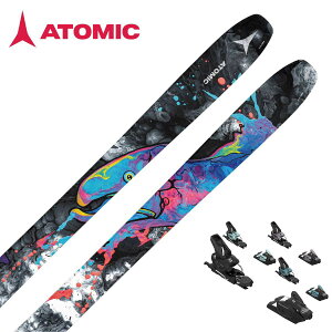 【10/24-/27限定●全品P10倍(エントリー要)】ATOMIC アトミック スキー板 2025 BENT 110 + サロモン STRIVE 12 GW ビンディング セット 取付無料 グリップウォーク対応