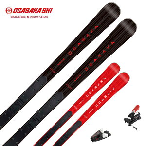 【11/1限定!最大7000円OFFクーポン!】OGASAKA オガサカ スキー板 メンズ レディース<2026>KEO'S 〔ケオッズ〕 KS-AP BK/RD + FM585 + チロリア RX 12 GW ビンディング セット 取付無料