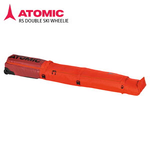 y10/24-/27聜SiP10{(Gg[v)zATOMIC Ag~bN 2p XL[P[X 2026 RS DOUBLE SKI WHEELIE RS _u XL[ EB[[ RED/RIO RED /AL5047610