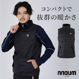 スキー 中綿ベスト ミドルレイヤー インナー 動きやすさNo.1 NNOUM ノアム 軽量 防寒 保温