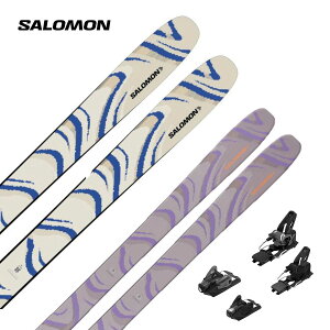 SALOMON �T������ �X�L�[�� �����Y ���f�B�[�X��2026��QST 106 ALMOND MILK / [L47774500+] + �A�g�~�b�N STRIVE 14 GW �r���f�B���O �Z�b�g ��t����