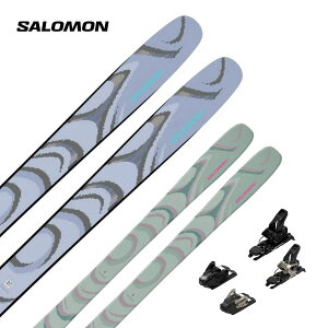 �y�G���g���[��P�ő�10�{�I14��20���`�zSALOMON �T������ �X�L�[�� �����Y ���f�B�[�X��2026��QST 100 COSMIC SKY[L47421000] / ICEBERG GREEN[L47826000] + �A�g�~�b�N STRIVE 12 GW �r���f�B���O �Z�b�g ��t����