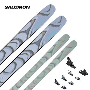 �y�G���g���[��P�ő�10�{�I14��20���`�zSALOMON �T������ �X�L�[�� �����Y ���f�B�[�X��2026��QST 100 COSMIC SKY[L47421000] / ICEBERG GREEN[L47826000] + �T������ STRIVE 12 GW �r���f�B���O �Z�b�g ��t����