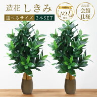 ＼楽天1位 高品質 会館仕様／【日本製 造花しきみ 2本セット】 7サイズ展開 お手入れ簡単 美しい艶 リア…