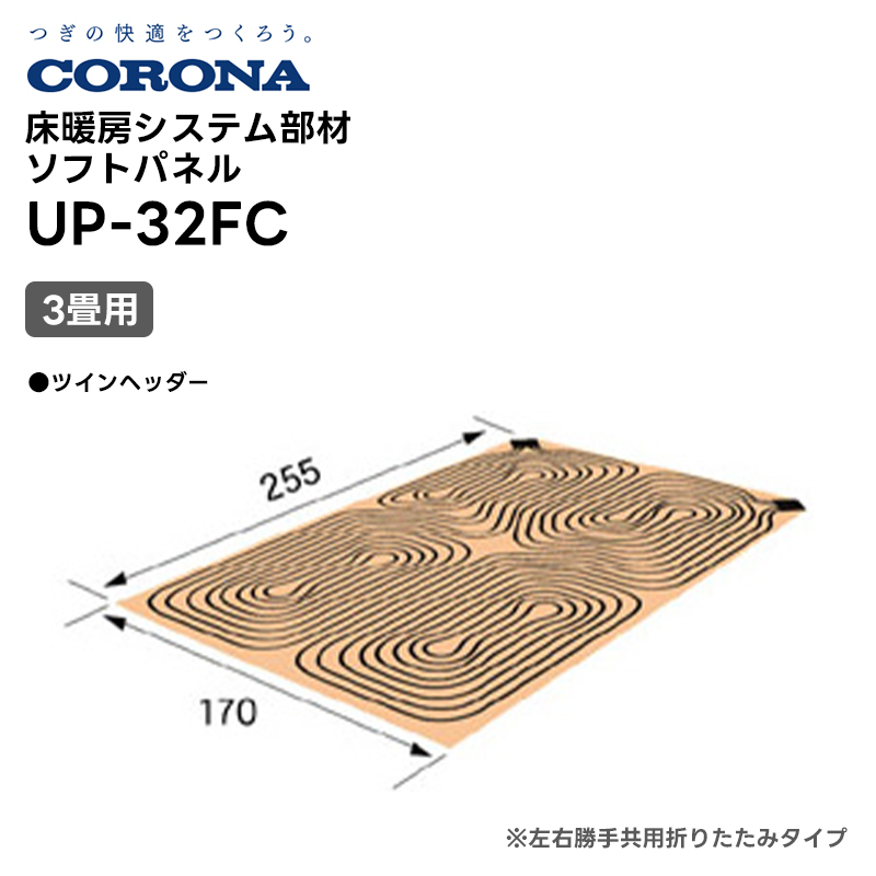 楽天市場】【代引き不可】UP-32FC 床暖房システム部材 ソフトパネル 3