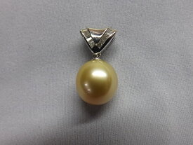 【送料無料】 K18WG ペンダント トップ 南洋真珠 ダイヤモンド #17 南洋パール 真珠 パール Pearl ダイヤ Diamond