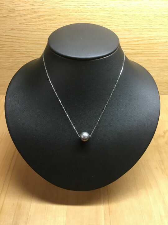 楽天市場】【工房手作り】 黒真珠 Pt850 ペンダント ネックレス 【送料 