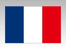 フランス　国旗　90×135cm　エクスラン生地（アクリル100％）　外国旗　応援　会議