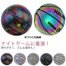 子供練習 光るバスケットボール ギフト用最適 夜練習 ナイトゲーム用 反光PU革 7号 5号 屋内 大人用 屋外対応 トレーニングツール ジュ