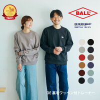 楽天市場 楽天デイリーランキング１位受賞 送料無料 Ball メンズ トレーナー Oeウラケ ワッペン トレーナー スウェットおしゃれカラー ペアルック おそろい アウトドア エモい Ballブランド 80年代 昭和 彼氏 彼女 女性にもおすすめ Urban Square