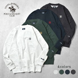 トレーナー メンズ おしゃれ 秋 アメカジ 無地 ロゴ ブランド 裏毛 ワッペン スウェット ワンポイント 綿混 カジュアル シンプル リラックス アウトドア 部屋着 レディース ユニセックス M L LL 10代 20代 30代 40代 50代 SANTABARBARA 65482