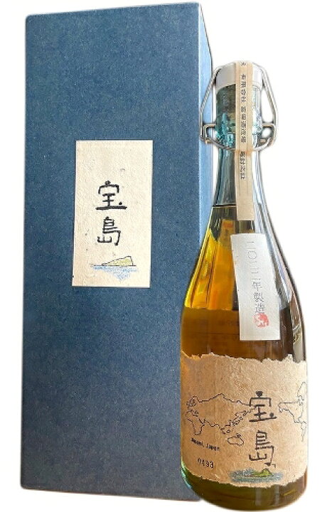 楽天市場】超限定品/ 龍宮、「宝島伝説」黒糖焼酎を樫樽貯蔵 41度 