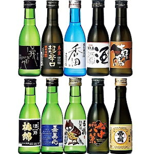 清酒/5寸瓶【田中屋さんドット混む】オリジナル10本 飲み比べセット <西日本編>