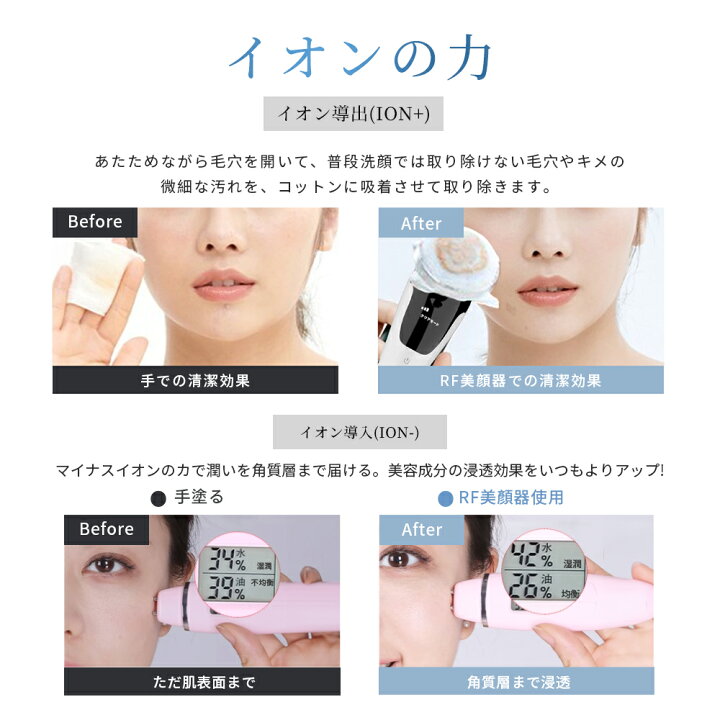 楽天市場】1日3分エステ！ 美顔器 超音波 光エステ EMS 1台4役 リフト 