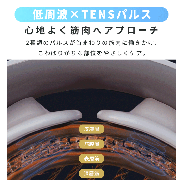 楽天市場】ネックマッサージャー EMS 温熱 低周波 ネック