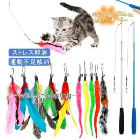 猫じゃらし ねこじゃらし 猫用おもちゃ 猫 ねこ ネコ 羽根 鈴 猫用品 雑貨 猫おもちゃ ストレス解消 運動不足解消 鳥の羽 鳥のハネ 可愛い