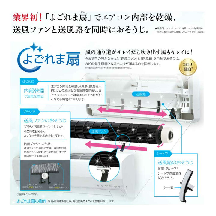 楽天市場】【】ｺﾛﾅ《CSH-SP22AR-W》(CSH-SP22AR (W)+COH-SP22AR+ﾘﾓｺﾝ 