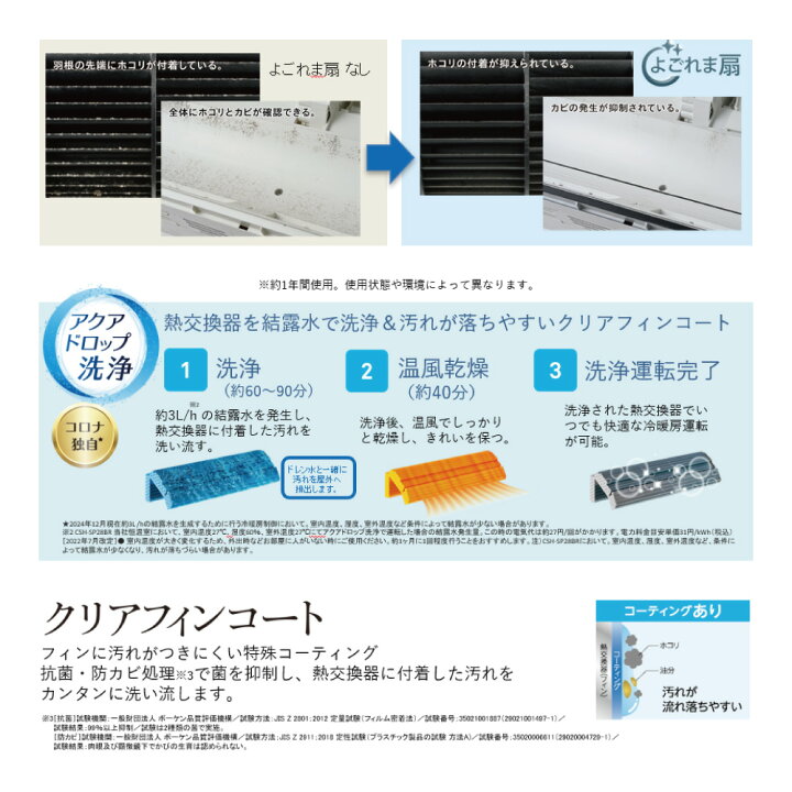楽天市場】【】ｺﾛﾅ《CSH-SP40BR2-W》(CSH-SP40BR2 (W)+COH-SP40BR2+ 