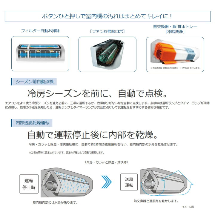楽天市場】【地域に拠りあす楽 在庫あり】日立《RAS-XJ2226S W》(RAS 
