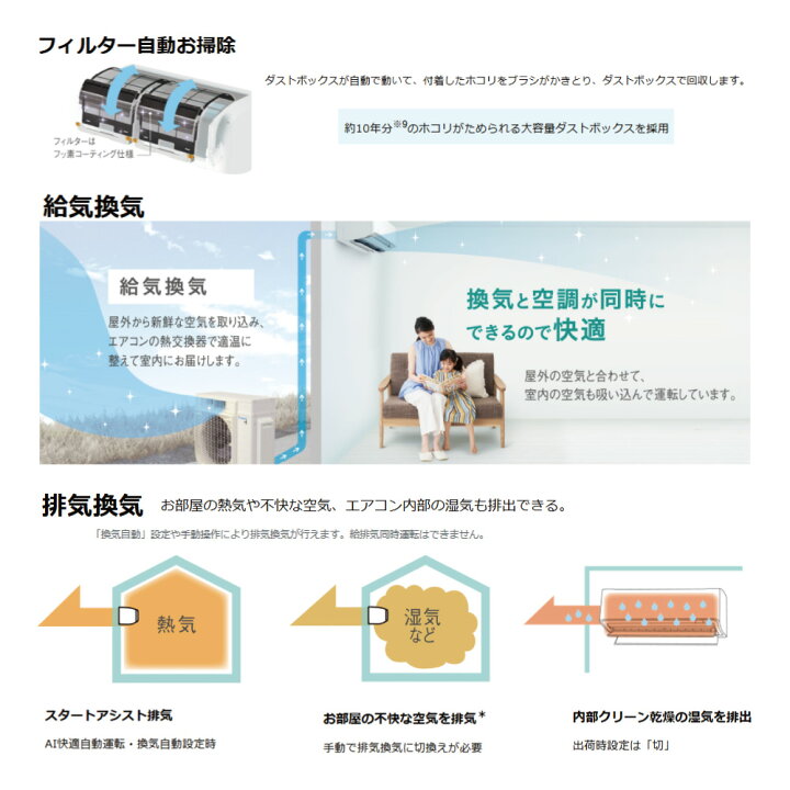 楽天市場】【地域に拠りあす楽 在庫あり】ﾀﾞｲｷﾝ《S286ATRS-W 
