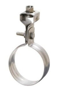 アカギ SUS VP吊バンド タン付 : A10205-0139 150-W3/8x32 適径165.0∴