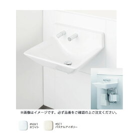 TOTO 壁掛ハイバック洗面器 +自動サーモ +壁給Pトラ +石鹸:LSC135AA #NW1∴(ホワイト)(常)手洗 洗面器