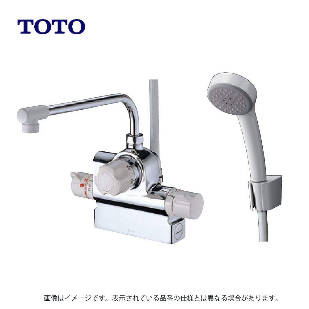 TOTO 定量止水式台付サーモスタット水栓(エアイン) TMJ48E (水栓金具 