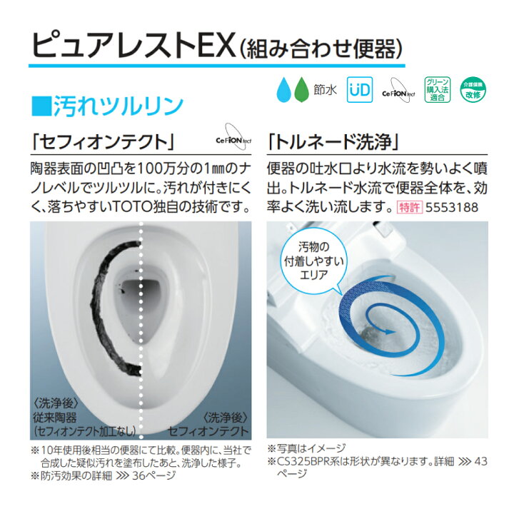 楽天市場】TOTO CS400BP#NW1 (ﾎﾜｲﾄ) : 便器本体= (密結ﾀﾝｸと便座は別途 