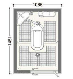 ⊥・ハマネツ屋外ユニット エポックトイレ 水洗 兼用和式:TU-EP1J-T (1570070)∴∴