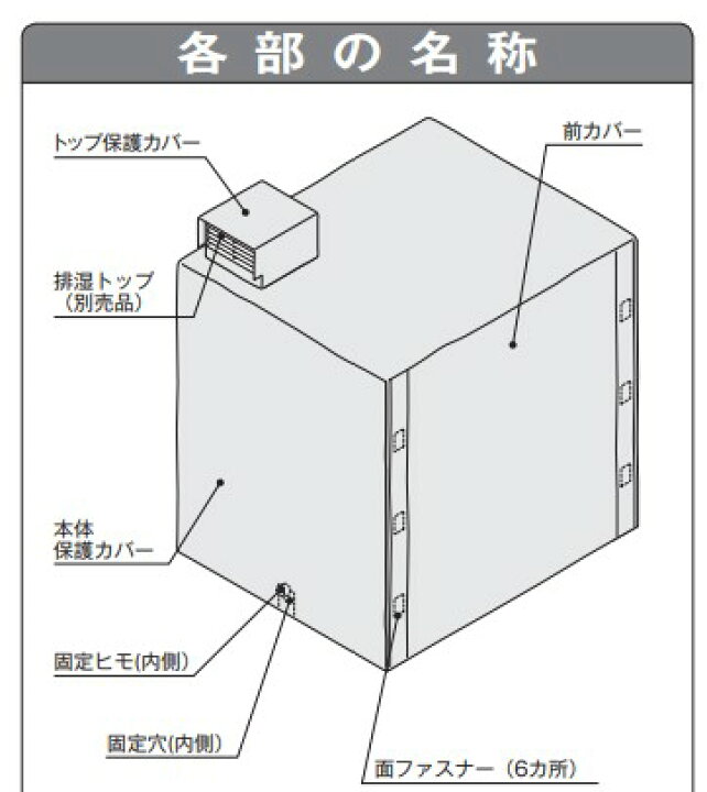 楽天市場】【】ﾘﾝﾅｲ DC-80A-NB (22-4410) : 衣類乾燥機ｵﾌﾟｼｮﾝ 本体保護 