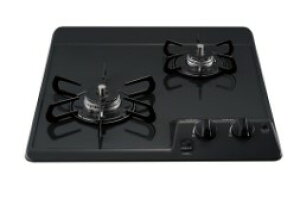 パロマ PD-202B LPGプロパン (71732-020) : ビルトインコンロ ホーロコンパクトキッチン 2口タイプ ∴Paloma