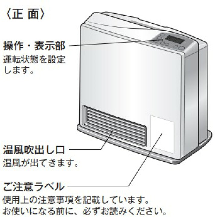 楽天市場】【あす楽対応品在庫あり】ﾘﾝﾅｲ ｶﾞｽﾌｧﾝﾋｰﾀｰ Standard 20号2.44kw:RC-Y2402PE-13A(都市ｶﾞｽ)  木造 7畳 白 ∴ : たね葉