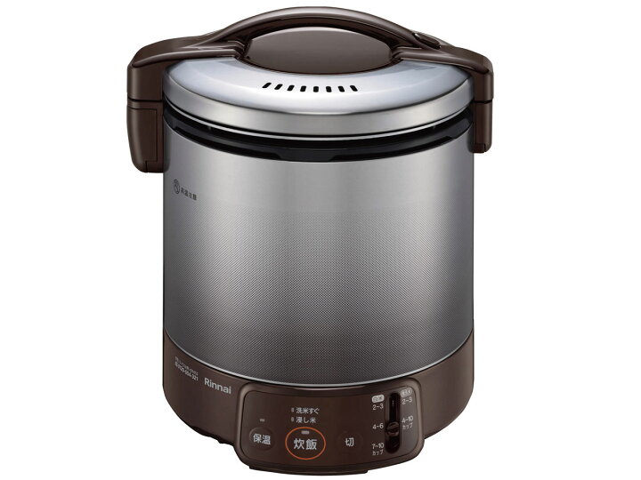 楽天市場】⊥・ﾘﾝﾅｲ RR-100VQ(DB) LPG (ﾌﾟﾛﾊﾟﾝｶﾞｽ) : ｶﾞｽ炊飯器 こが 
