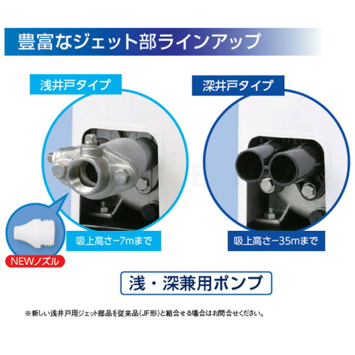 楽天市場】【地域に拠りあす楽 在庫あり】川本製作所 JF2-250S/N41 
