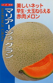 ネットメロン（赤肉） 種 『マリアージュ・グラン』 ナント種苗/小袋（5粒）