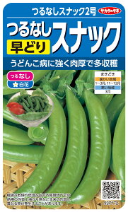 スナップエンドウ 種 『つるなしスナック2号』 サカタのタネ