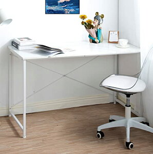 �p�\�R���f�X�N ��120×���s60cm �f�X�N pc�f�X�N �V���v�� ���[�N�f�X�N �� �ȈՃf�X�N �ؐ� �g���ȒP (�z���C�g)