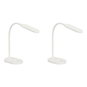 �d�@ LED�f�X�N�����v �f�X�N���C�g �f�X�N�X�^���h �z���C�g USB�d�� �����F �X�}�z�X�^���h�t�� DS-LS12USB-W 06-3704