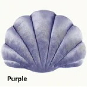 シェルのクッション 抱き枕 ソファ 可愛い おしゃれ 大きめ ふかふか 厚め ピンク ローズピンク グリーン ホワイト ブルー パープル イエロー グレー